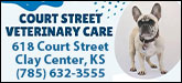 Court Street Veterinary Care Sponsorship Banner