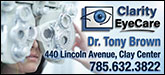 Clarity EyeCare Sponsorship Banner