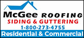 McGee Roofing Sponsorship Banner